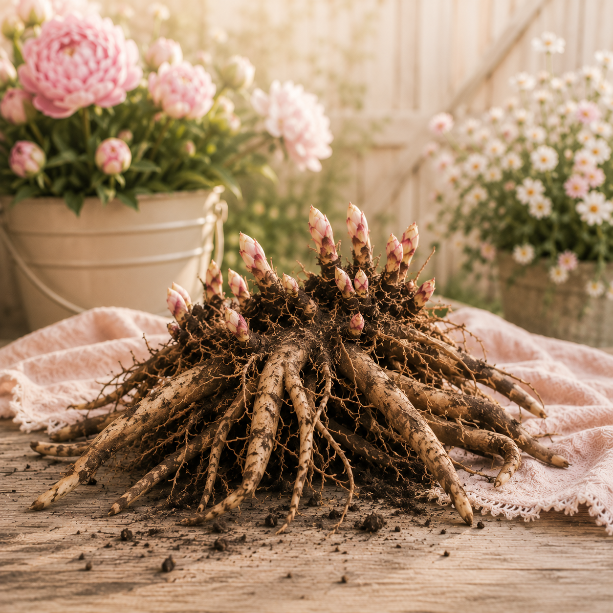Peony Roots